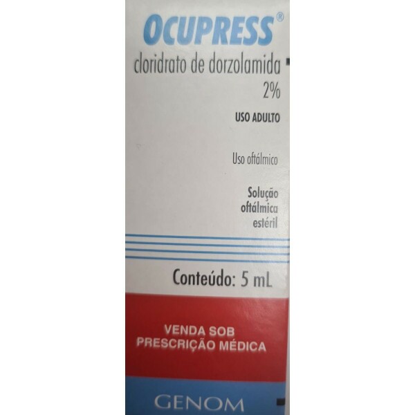 Ocupress - Cloridrato de Dorzolamida 2% - Frasco 5ml